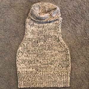 Kendall and Kylie sleeveless turtleneck.